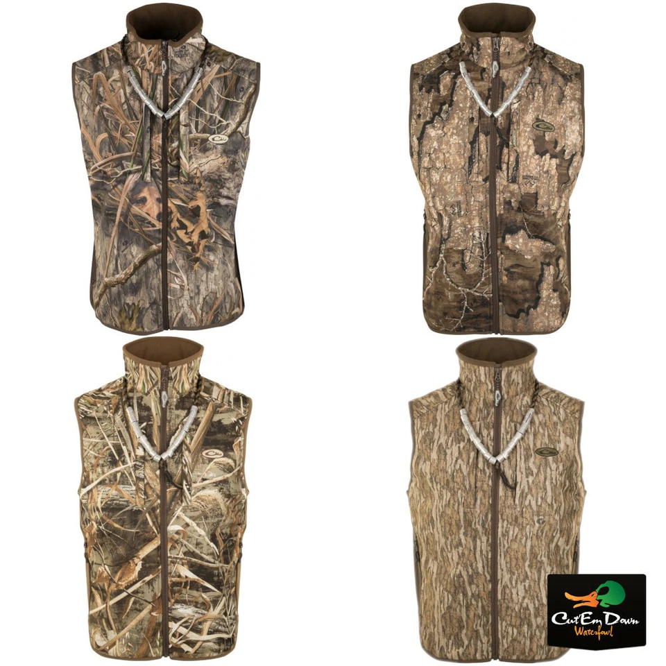DRAKE WATERFOWL SYSTEMS EST CAMO WINDPROOF TECH VEST - Image 1 of 4