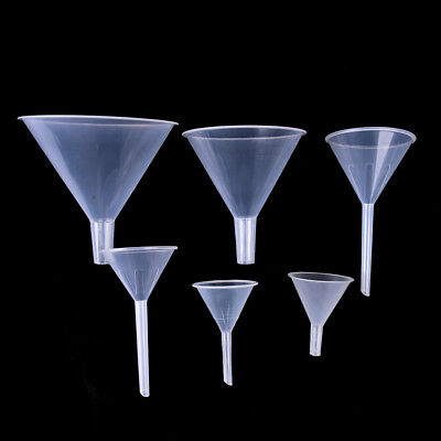 Lab Mini Clear Plastic Filling Funnel For Atomizers Perfume Diffuser BottlY-J4>