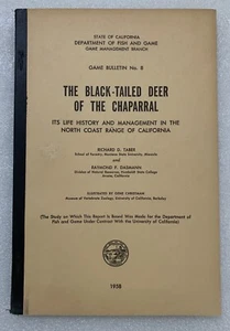 The Black-Tailed Deer Of The Chaparral, North Coast Range of California, 1958 - Bild 1 von 3
