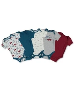Kyle and Deena Baby Boys 5-PC. Cotton Bodysuits Set - Picture 1 of 6