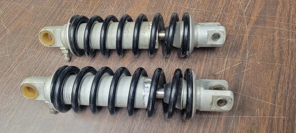 Amortecedores traseiros vintage FUNCIONA BILLET HARLEY Honda Race CB - Imagem 1 de 4