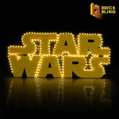 BrickBling Licht Kit für LEGO Star Wars™ Logo aus LEGO Steinen 75407 (Standard)