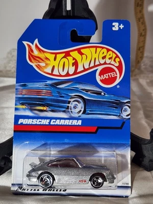 Hot Wheels Porsche Carrera plata 1:64 fondo de metal nuevo 1998 primeras ediciones Foto 1 de 4