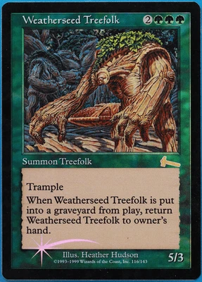 Weatherseed Treefolk FOIL Urza's Legacy PLD (Reserved List Magic Card) (501331) - Image 1 of 2