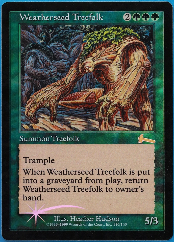 Weatherseed Treefolk FOIL Urza's Legacy PLD (Reserved List Magic Card) (501331) - Image 1 of 2
