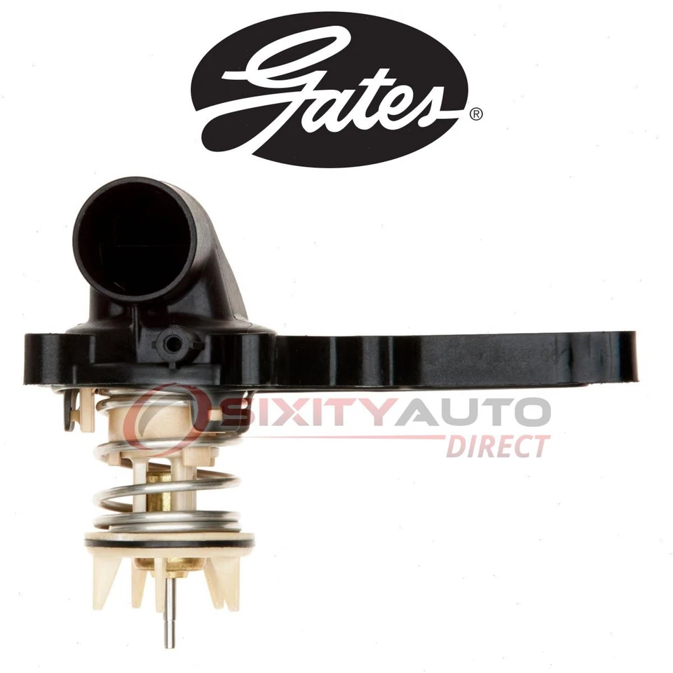 Gates Coolant Thermostat for 2009-2014 Audi A6 Quattro 3.0L V6 - Antifreeze ig Foto 1 de 4