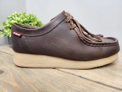 Clarks Padmora Wallabee Beeswax Shoes Womens 7 Brown Leather 15260 - Image 1 of 4