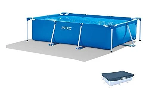 INTEX Rechteck Frame Pool 3m x 2m x 75cm mit Abdeckung 975 - Bild 1 von 1