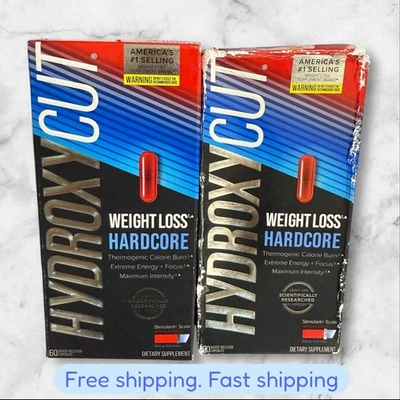 PARA 2 Hydroxycut Hardcore Pérdida de Peso y Energía 60 Cápsulas EXP2026+ NUEVO Foto 1 de 2