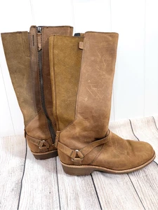 Teva DE LA Vina Dos Tall Boots Bison Delavina Waterproof Leather 6.5 - Picture 1 of 10