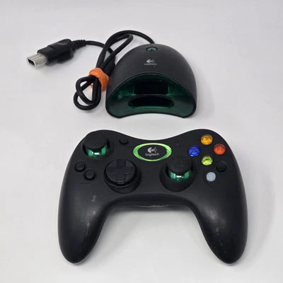 Logitech Precision Controller with Receiver Dongle (Original Xbox) TESTED - Image 1 of 3