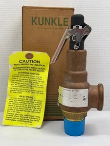Kunkle 6010EEM01-LM Bronze Relief Valve; 2" 233691 New W/ Box - Picture 1 of 12