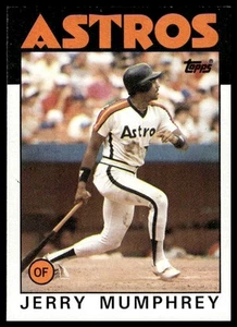1986 Topps #282 Jerry Mumphrey Houston Astros Baseball - Picture 1 of 2