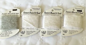 Needlepoint Embroidery Thread Lot of 4 Santa's Beard & Suit Rainbow Gallery - Picture 1 of 4