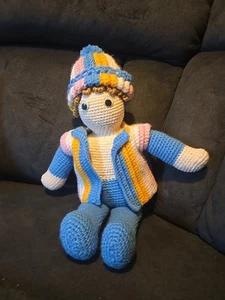 Crochet girl doll homemade  - Picture 1 of 4