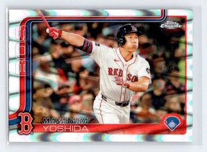 Masataka Yoshida 2025 Topps Chrome #141 Raywave Refractor - Picture 1 of 2