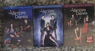 The Vampire Diaries Complete 3rd, 4th & 5th Season 3,4 & 5 DVD Seasons 3,5 NEW - Image 1 of 4