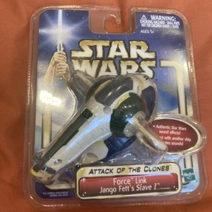 Star Wars Attack of The Clones Force Link Keyring Jango Fett's Slave 1 BNIB - Picture 1 of 3