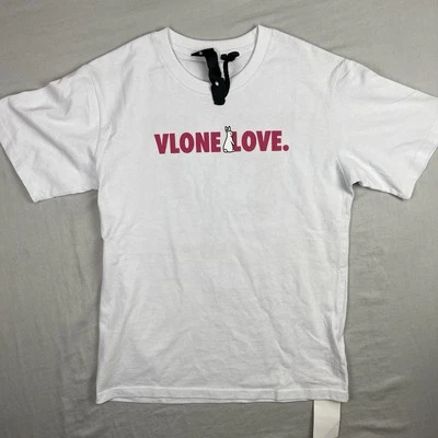 Camisa Vlone Para Hombres Pequeña VLONE Love Ropa de Calle Hecha en EE. UU. Camiseta para Adultos Foto 1 de 4