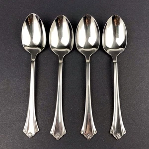 Oneida ANTICIPATION Stainless Steel Teaspoons Set of Four, Oneida Deluxe USA - Imagen 1 de 8