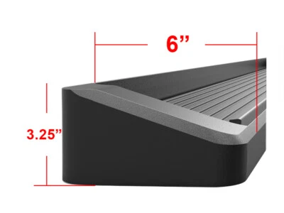 Running Board Step 6in Aluminum Black Fit Jeep Grand Cherokee Commander 05-10 - Image 1 of 3