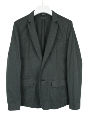 Rag&bone New York Chaqueta Hombre (GB) 42 Botonadura Sencilla Muesca Solapa - Imagen 1 de 4