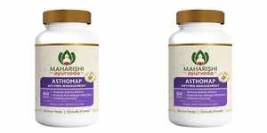 2 packs X Maharishi Ayurveda Asthomap 60 Tabs each FREE SHIPPING - Picture 1 of 8