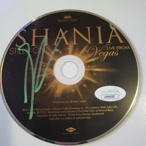 SHANIA TWAIN SIGNED LIVE FROM VEGAS CD DISC W/PROOF JSA AUTHENTICATED A - Picture 1 of 5