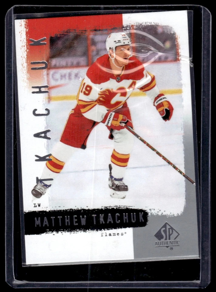 2020-21 SP Authentic Retro Matthew Tkachuk #R10 Calgary Flames - Image 1 of 2