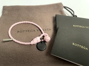 New Bottega Veneta Intrecciato Bracelet Leather Pink Size S - Picture 1 of 1