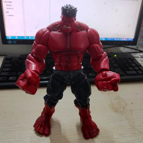 Marvel Legends Red Hulk 8" Build-a-Figure BAF Action Figure Collection Toy Cover