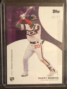 2020 Topps Rookie Progression #37 Danny Mendick Chicago White Sox RC 18/25 - Picture 1 of 2