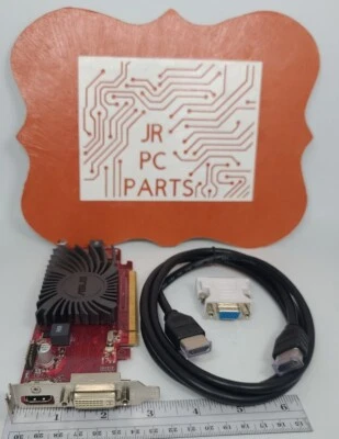 ASUS AMD Radeon HD 5450 EAH5450 1GB SILENT HDMI VGA DVI Video Card - Image 1 of 4