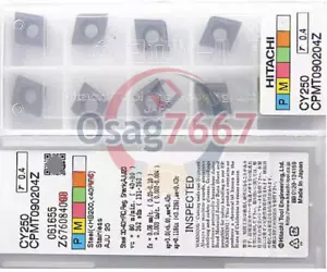 10pcs/lot CPMT090204Z CY250 HITACHI Carbide Inserts - Picture 1 of 1