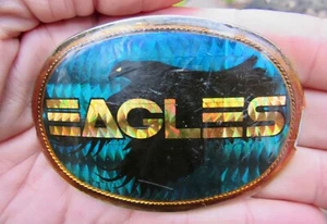 De colección Eagles Hebilla de Cinturón 1977 Pacifica Rock Band Hotel Álbum Arte Música RARO EN MUY BUENA CONDICIÓN+ - Imagen 1 de 4