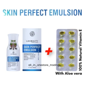 Las Beauty 100% Original (EXP 05/2027) + Vitamin E  ~ Skin Perfect Emulsion 50ml - Picture 1 of 9