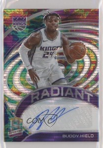 2020-21 Panini Spectra Radiant Signatures Celestial Prizm /35 Buddy Hield Auto