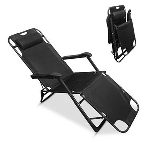 Royalford Silla de Camping Plegable 2 en 1 Portátil Reclinable Exterior Silla de Pesca - Imagen 1 de 9