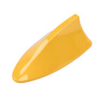 Universal Fit Yellow Car Shark Fin Style Antenna Roof FM/AM Radio Signal Aerial