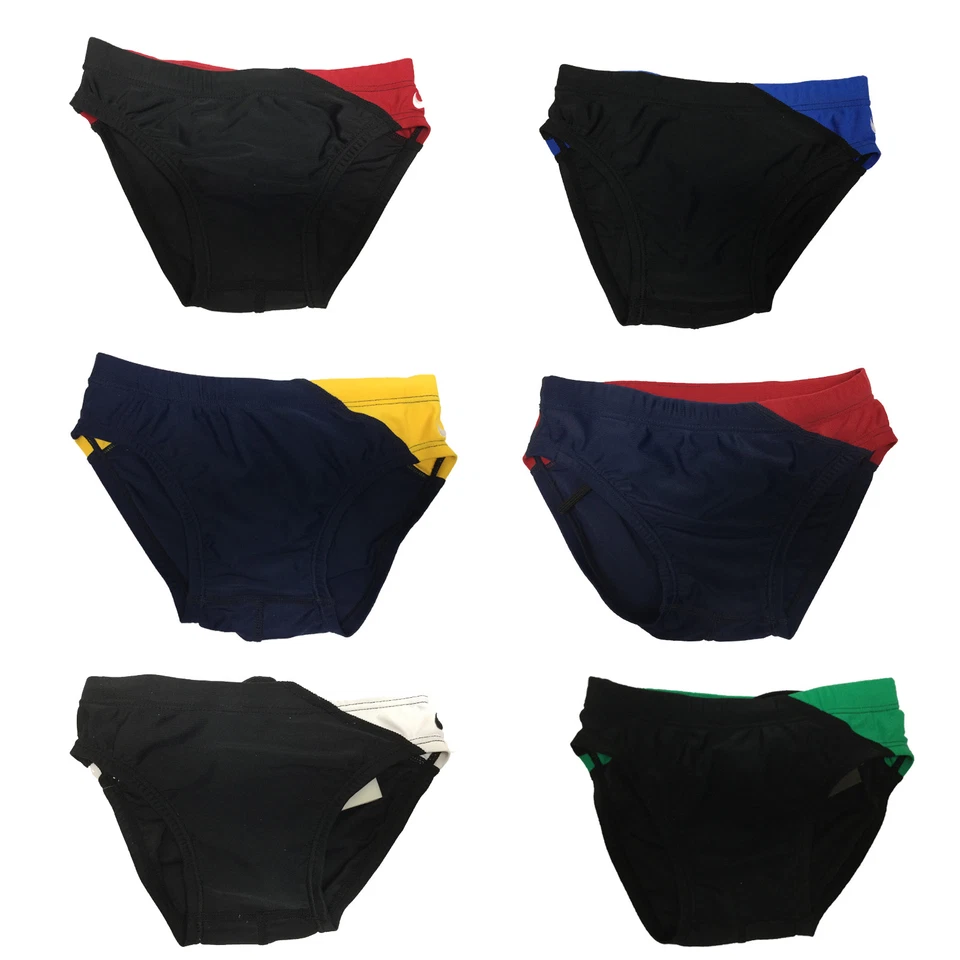 Nike Niños Pantalones de Natación Calzoncillos Traje de Baño Juvenil Traje de Baño Sólido T8SS6017 Foto 1 de 1