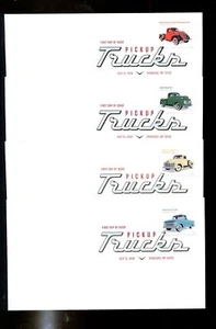 US FDC # 5101-5104 (47c) Pickup Trucks none 4 FDC's color cancel 2016, 9p5160 - Picture 1 of 1