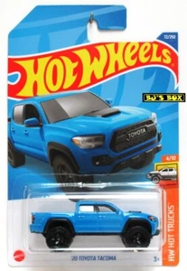 Hot Wheels 2022 2020 TOYOTA TACOMA Blue 4dr #72 New - Picture 1 of 7