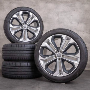 Audi Q7 SQ7 Felgen 21 Zoll 4M Sommerräder 4M0601025AK grau seidenmatt - Bild 1 von 5
