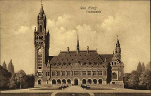 L'Aia 's-Gravenhage Paesi Bassi Olanda cartolina ~ 1910 Palazzo Vredespaleis Paleis - Foto 1 di 2