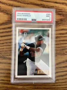 PSA 9 1993 Bowman Dave Winfield #565 - Picture 1 of 2