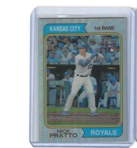 2023 Topps Heritage NICK PRATTO Royals rc Chrome Refractor 020/574 Rookie ROYALS - Picture 1 of 1