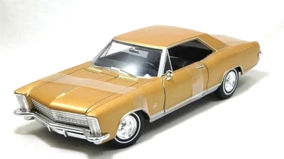 WELLY/NEX 1/24 DIECAST 1965 BUICK RIVIERA GRAN SPORT CUPÉ DORADO 24072W Foto 1 de 3