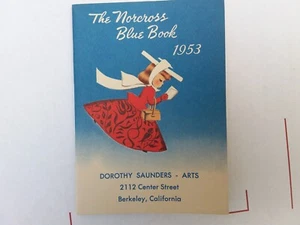 Vintage Unused 1953 Norcross Blue Book Greeting Card Calendar Booklet Eph Advert - Picture 1 of 3