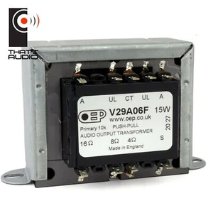 Transformador de salida amplificador de alta fidelidad: 15W PUSH-PULL (EL84 6V6GT 6F6) OEP V29A06F - Imagen 1 de 9