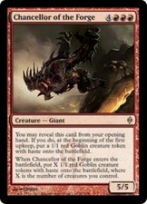 WOTC MtG New Phyrexia Chancellor of the Forge (R) EX